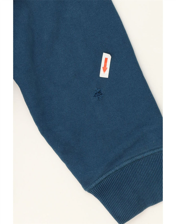 Champion Herre Sweatshirt Jumper Lille Blå Bomuld