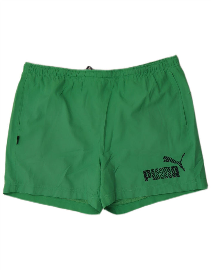 Puma Herre Grafiske Badeshorts Large Grøn