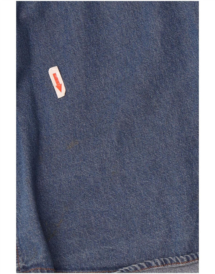 European Project Herre Denim Shirt Medium Blue Bomuld