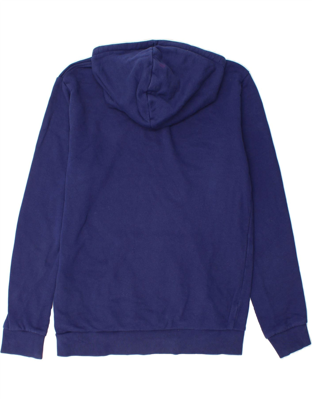 ADIDAS Mens Graphic Hoodie Jumper Medium Navy Blue Cotton Vintage Adidas and Second-Hand Adidas from Messina Hembry 