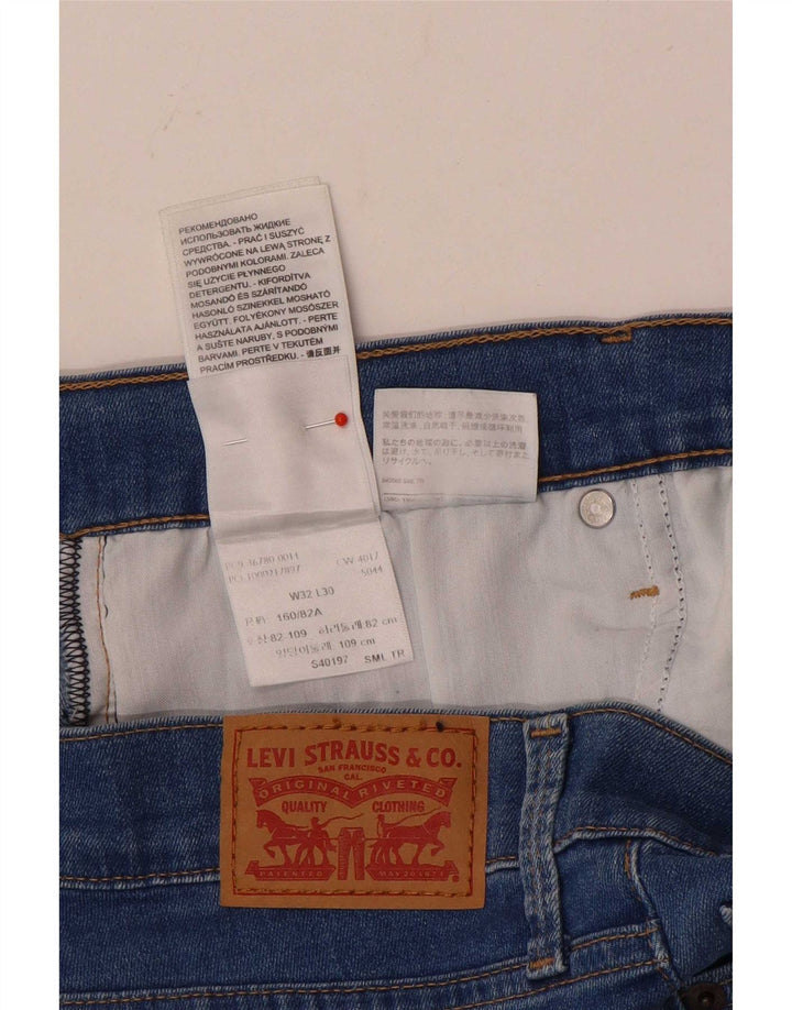 Levi's skinny jeans til kvinder W32 L30 blå bomuld