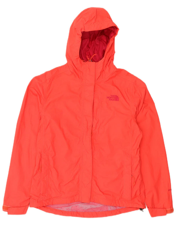 The North Face Dame Hyvent Hooded Oversized regnjakke UK 10 Small Red