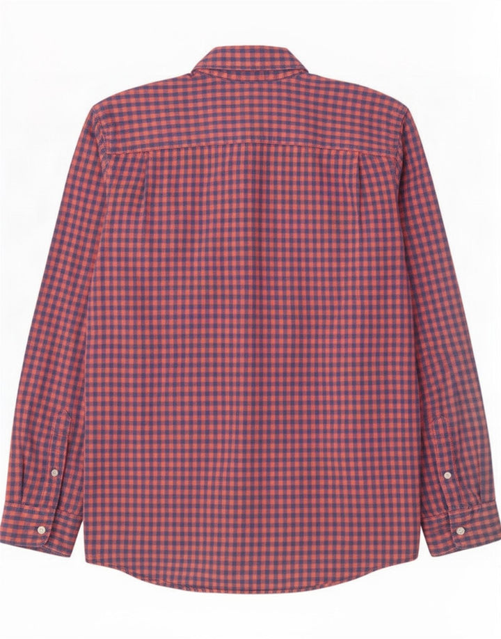 Gap Herre Slim Fit Skjorte Large Red Gingham Cotton