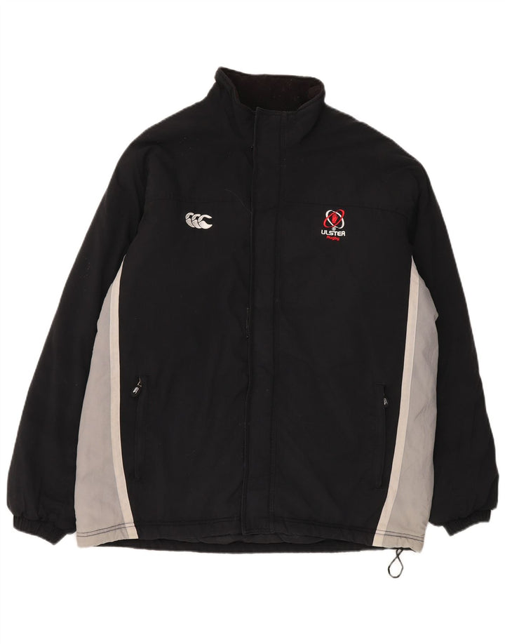 Canterbury Herre Windbreaker Jacket UK 40 Large Black Colourblock