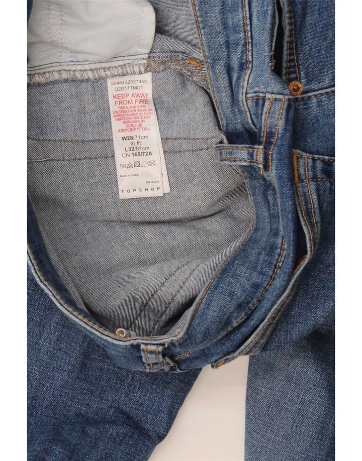 Topshop Dame Flared Jeans W28 L32 Blå Bomuld