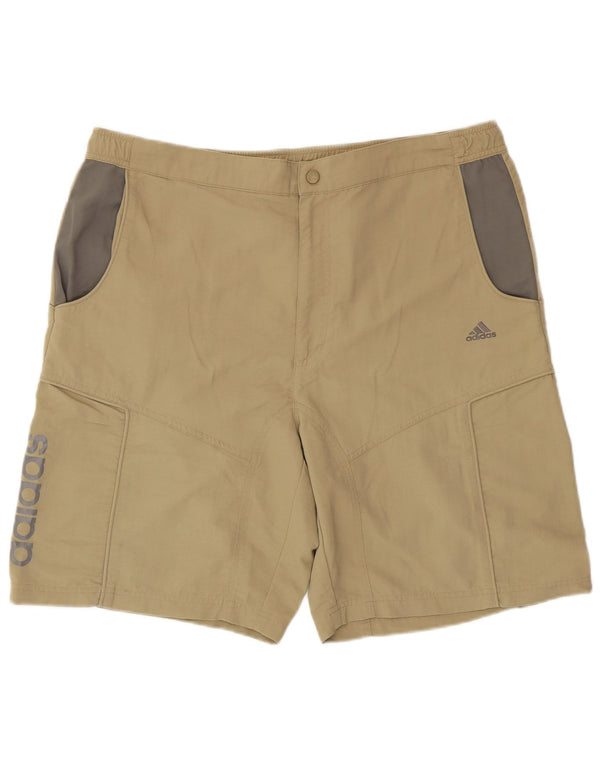 ADIDAS Herreshorts W40 XL Khaki Colourblock Nylon