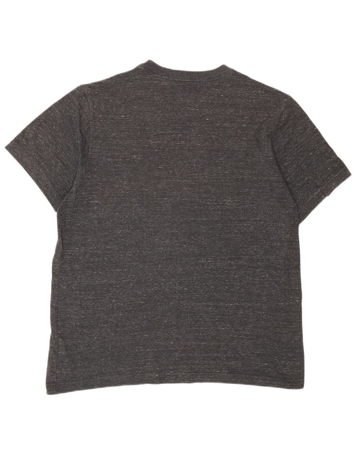 Nike T-shirt top til mænd, stor grå flækket bomuld