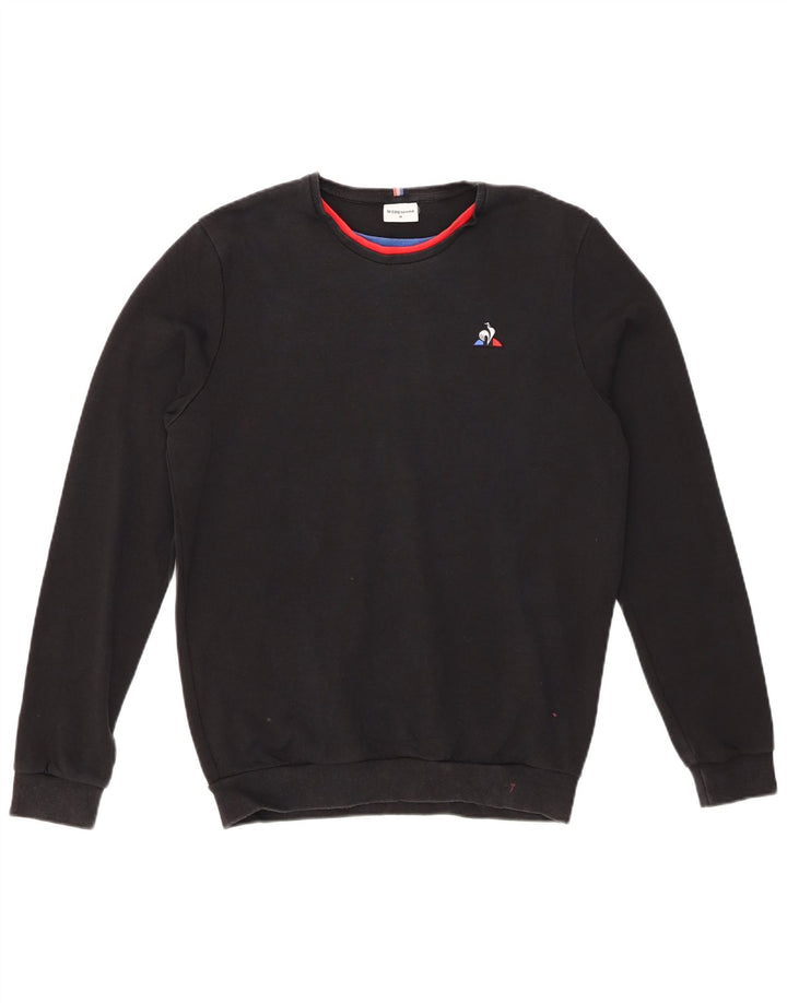 LE COQ SPORTIF Herre Sweatshirt Jumper Medium Sort Bomuld