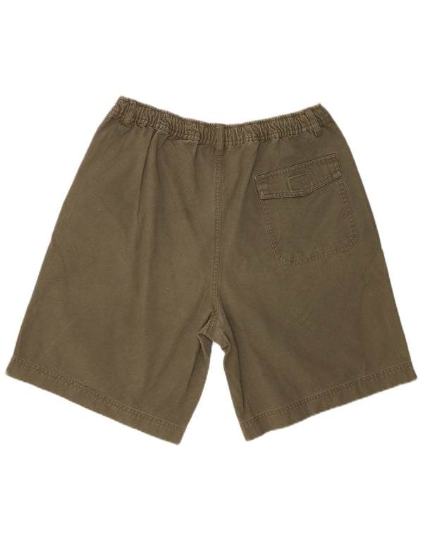 Zara Mens Chino Shorts Large W34 Khaki Cotton