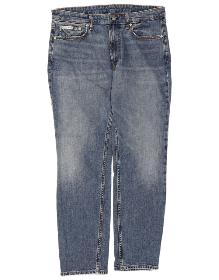 Calvin Klein Slim Jeans til mænd W33 L30 Blå