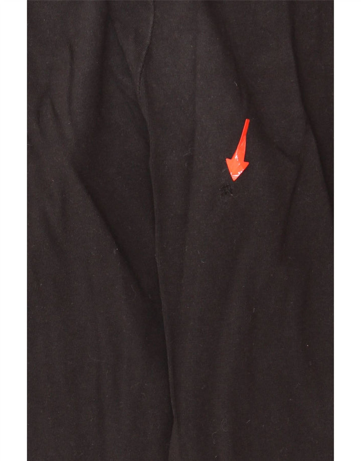 ADIDAS Girls Leggings 7-8 Years  Black Cotton