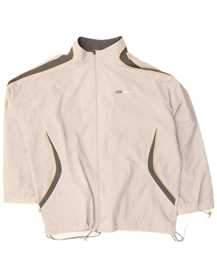 Reebok Træningsdragt til mænd Topjakke 2XL Grå Colourblock Polyester