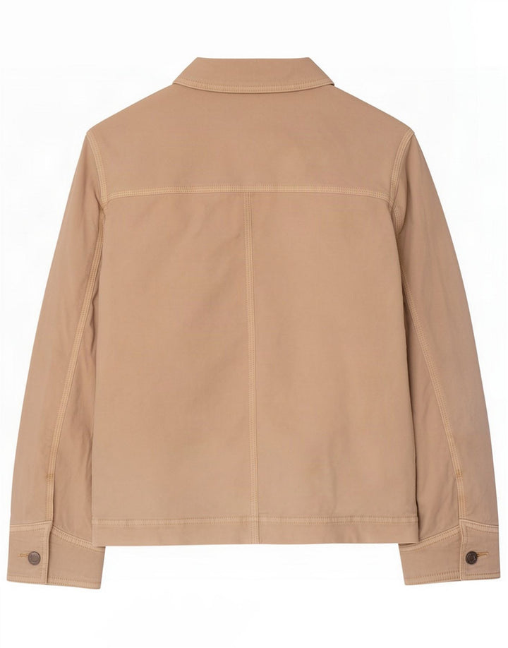 Gap Womens Utility Jacket UK 10 Small Off White Bomuld