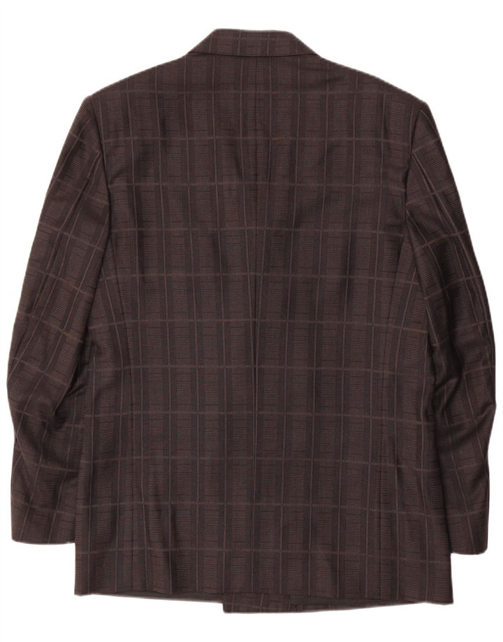 POLICARPO Herre Regular Fit Blazer Jacket IT 48 Medium Black Check