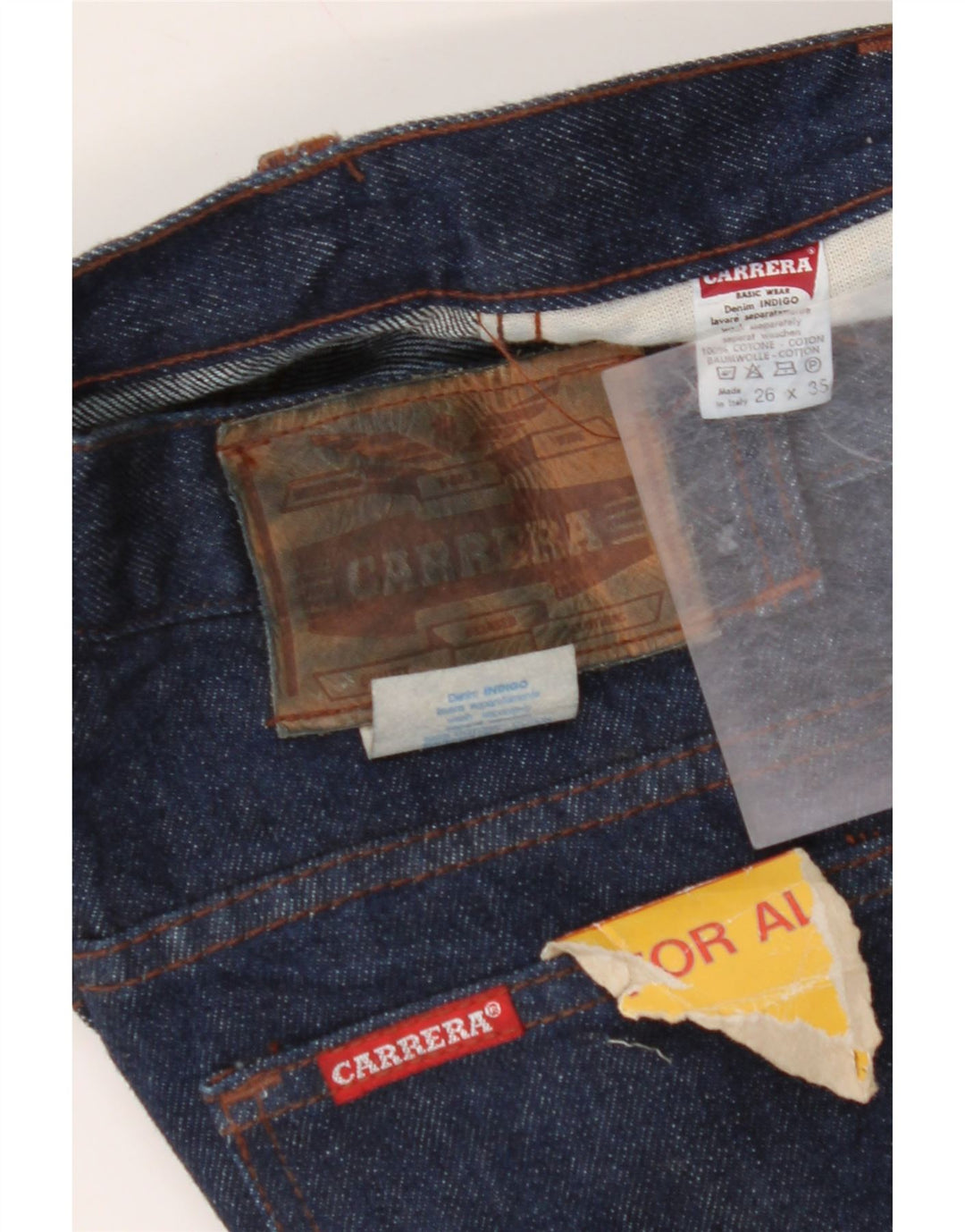 CARRERA lige jeans til kvinder W26 L35 marineblå bomuld