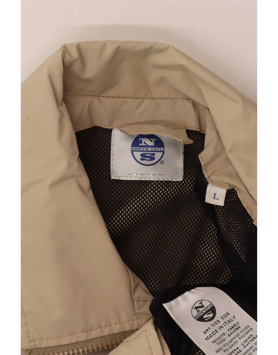North Sails Herre Bomber Jacket UK 40 Stor Beige Polyamid