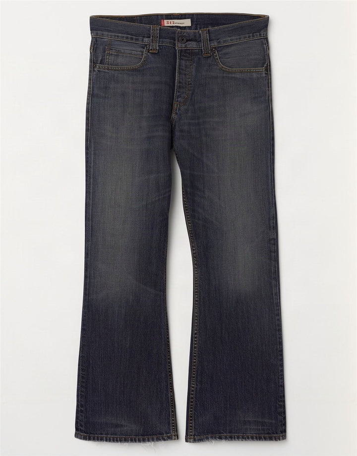 Levi's Herre 512 Bootcut Jeans W34 L32 Blå Bomuld