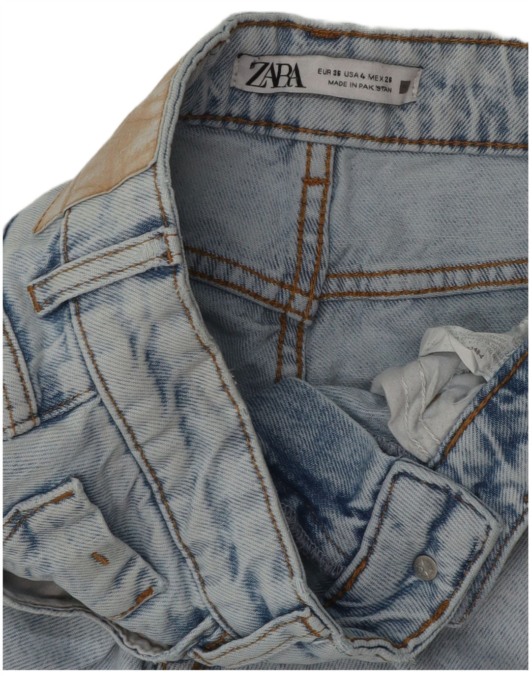 Zara Womens Tapered Jeans EU 36 XS W26 L27 Blå