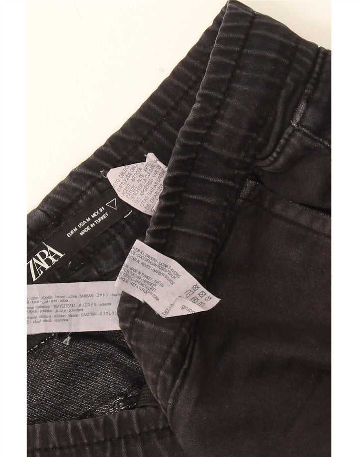 Zara Herreshorts Medium W34 Sort Bomuld