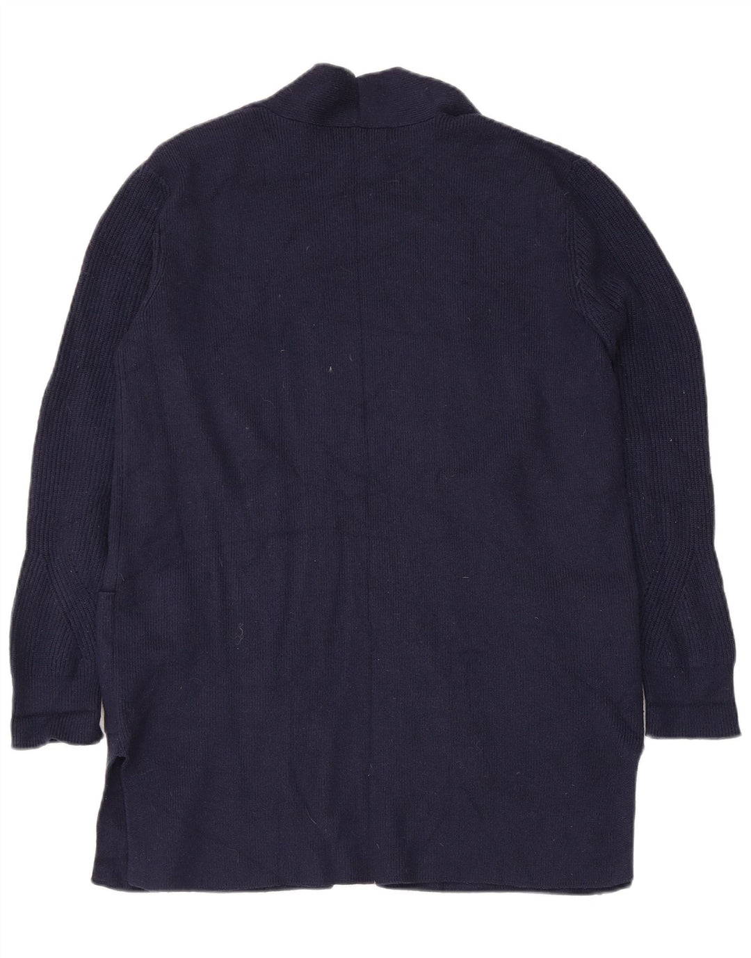 Marks & Spencer Dame Longline Cardigan Sweater UK 12 Medium Navy Blue