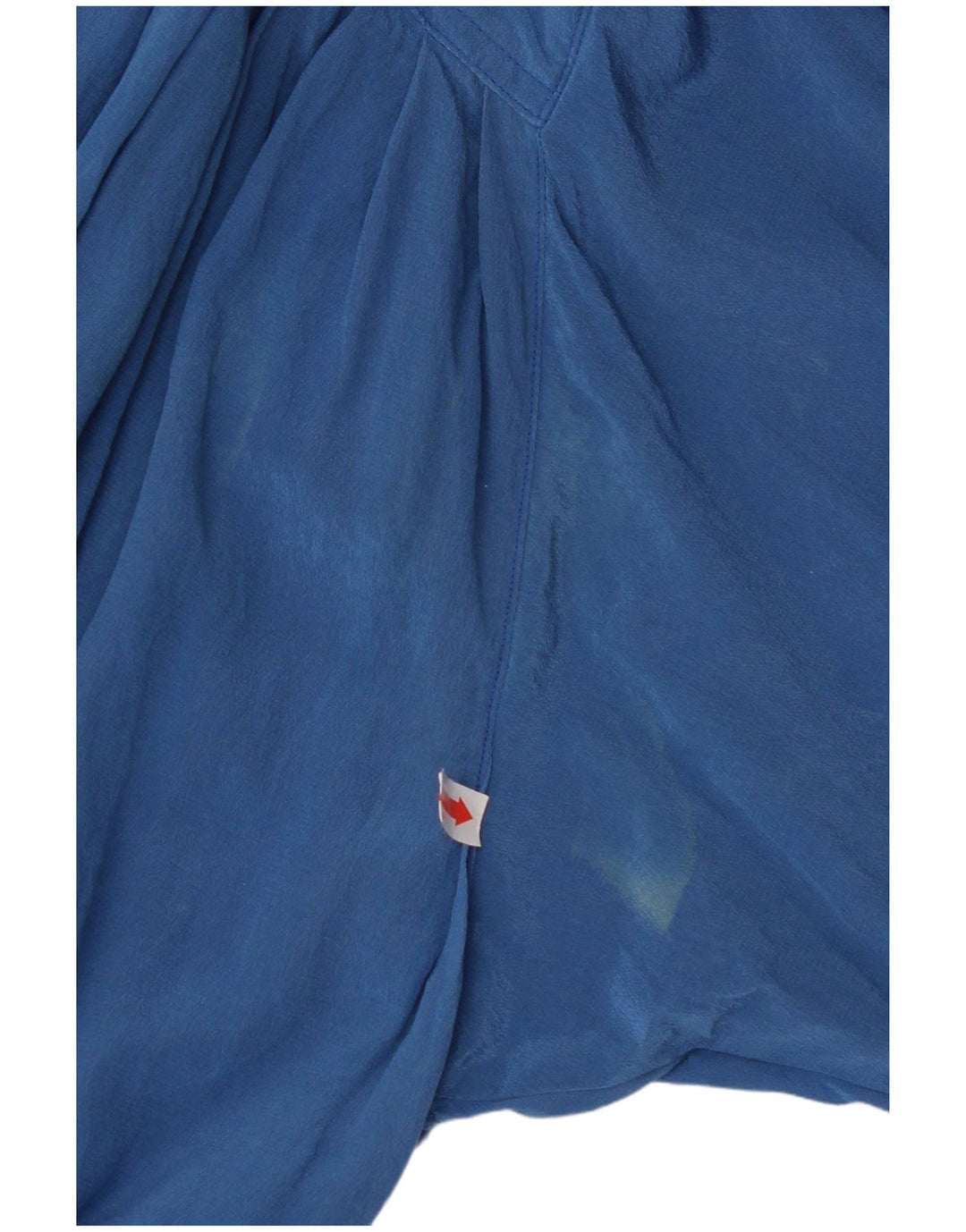 MAX MARA Kvinders Oversized Kortærmet Skjortekjole UK 12 Medium Blue