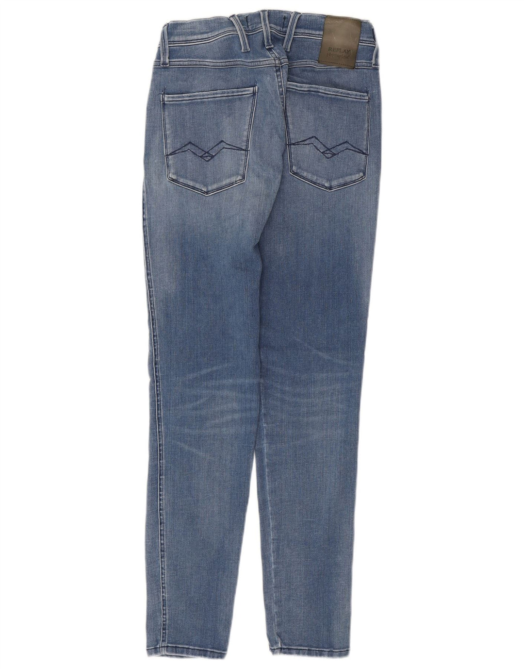 REPLAY Herre Slim Jeans W28 L30 Blå Bomuld