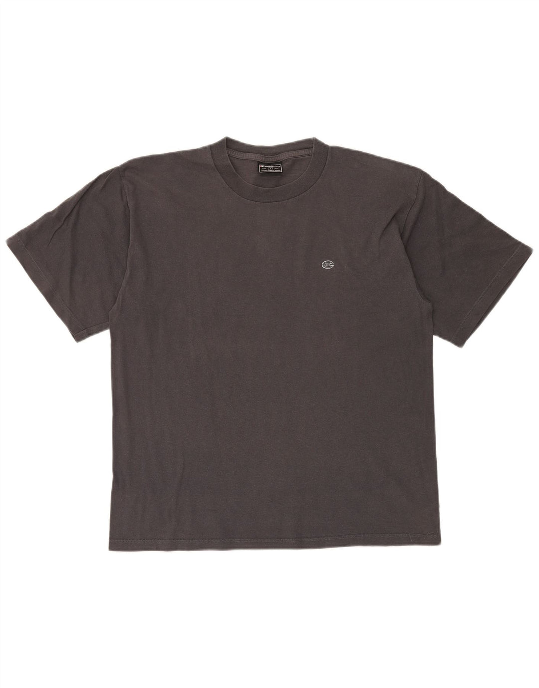 Champion Herre Grafisk T-Shirt Top Stor Grå Bomuld