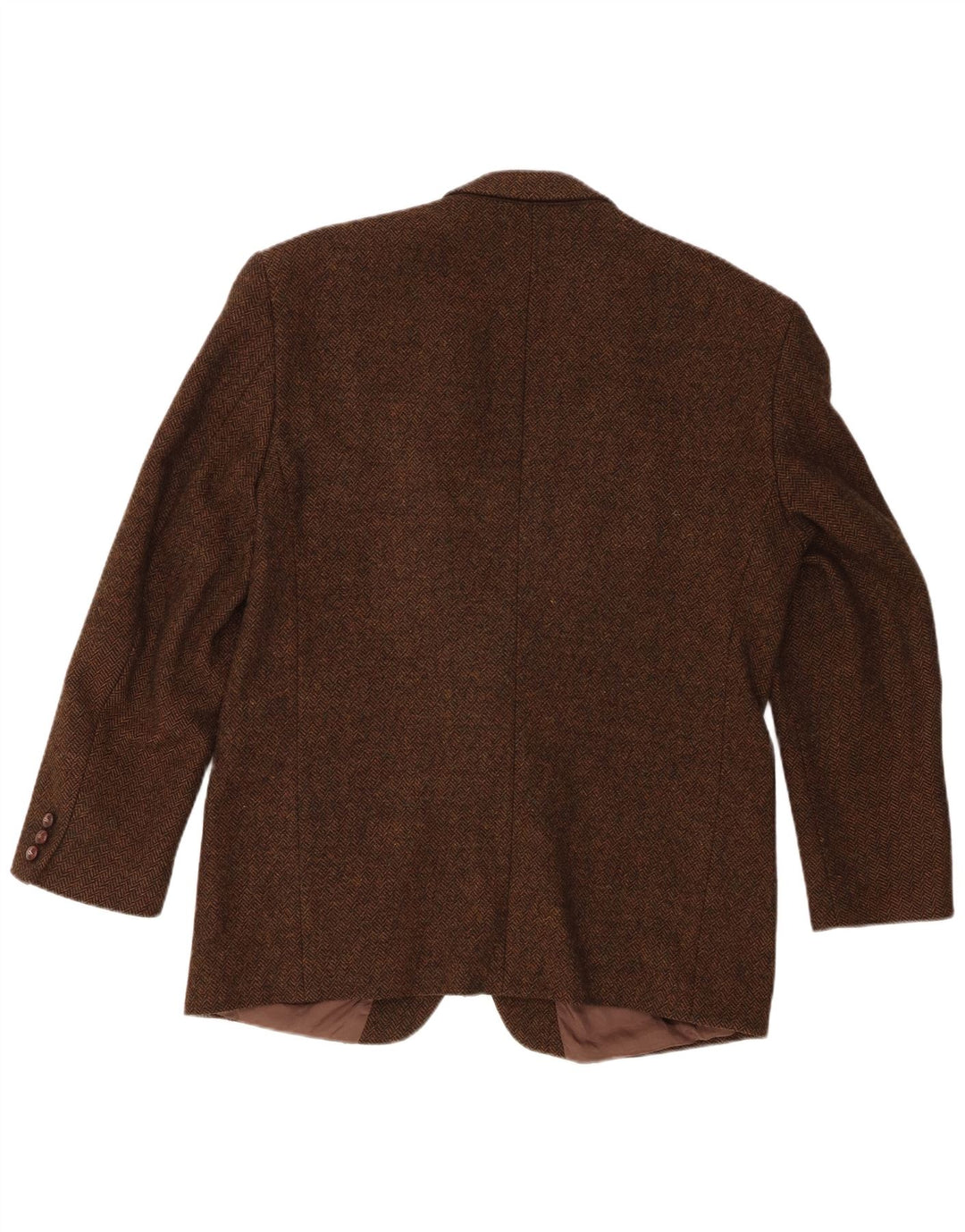Yves Gerard Herre 2 Button Blazer Jacket IT 52 XL Brun Sildeben Ny Uld