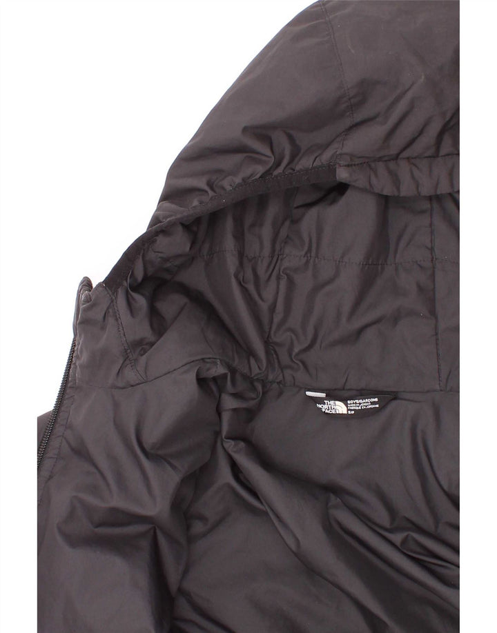 The North Face Boys Grafisk hættepolstret jakke 7-8 år Lille sort