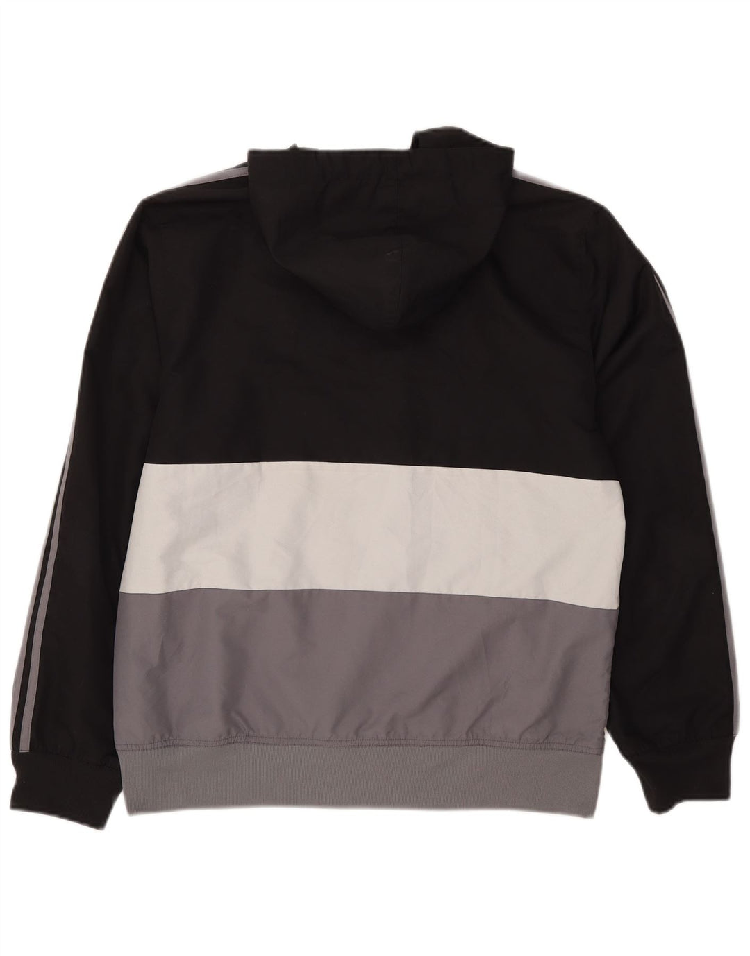 Adidas Træningsdragt med hætte til mænd Topjakke Medium Sort Colourblock Polyester