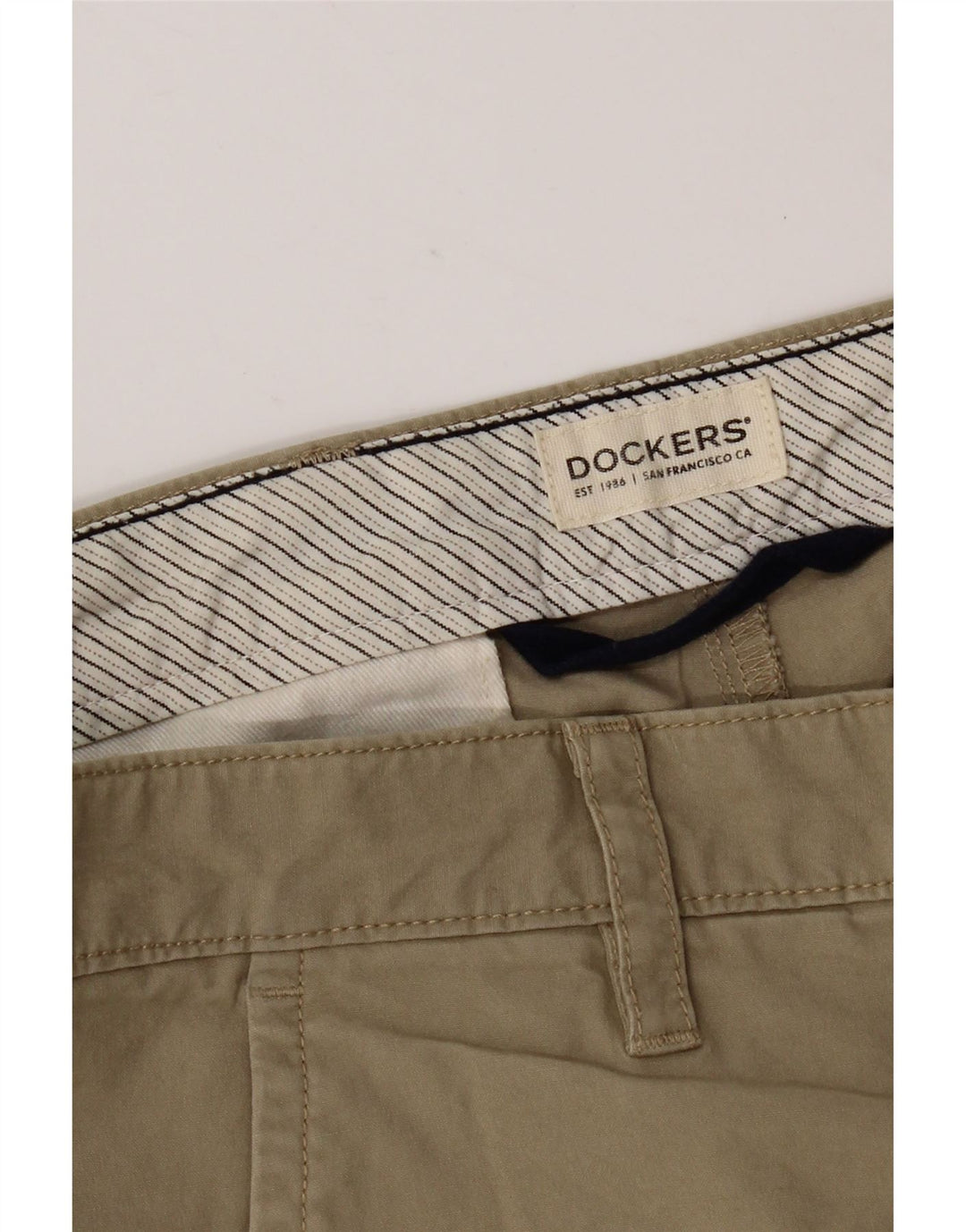 Dockers Chino Shorts til mænd W36 Large Khaki Bomuld