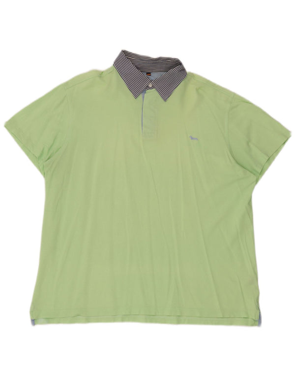 Harmont & Blaine Herre Klassisk pasform Rugby Polo Shirt 3XL Grøn Bomuld