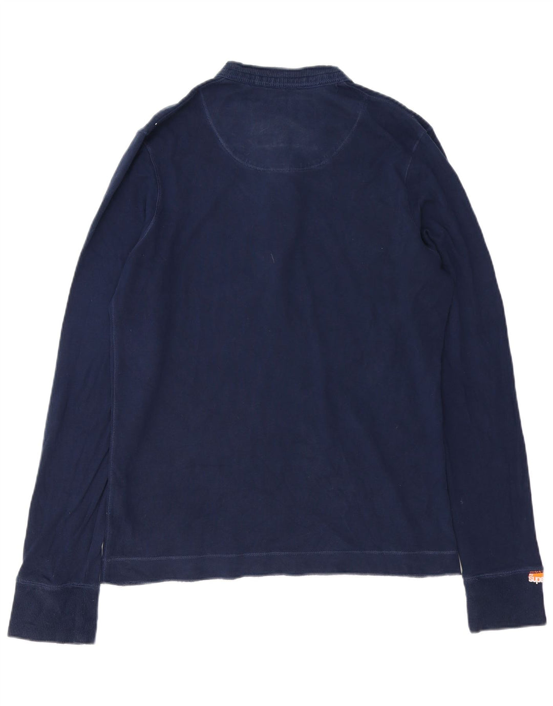 Superdry Herre Top Langærmet Medium Marineblå Bomuld