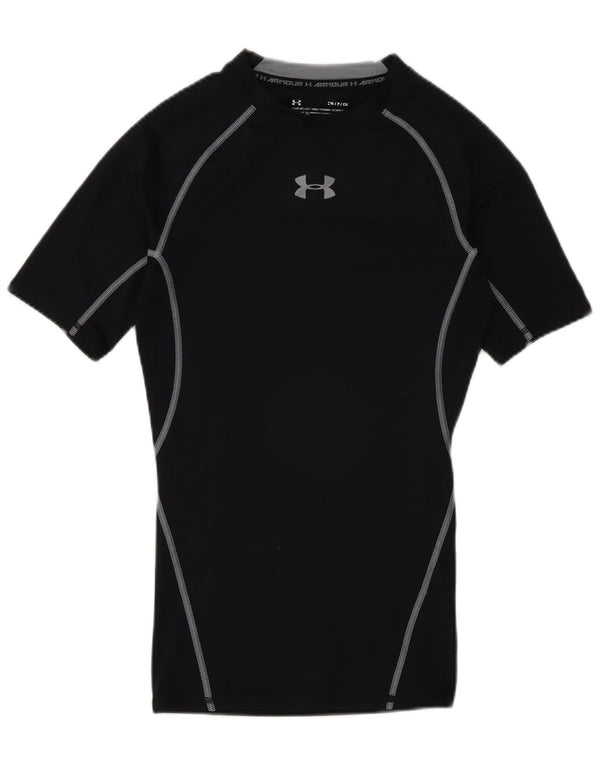 Under Armour Herre Compression T-Shirt Top Small Black Sports