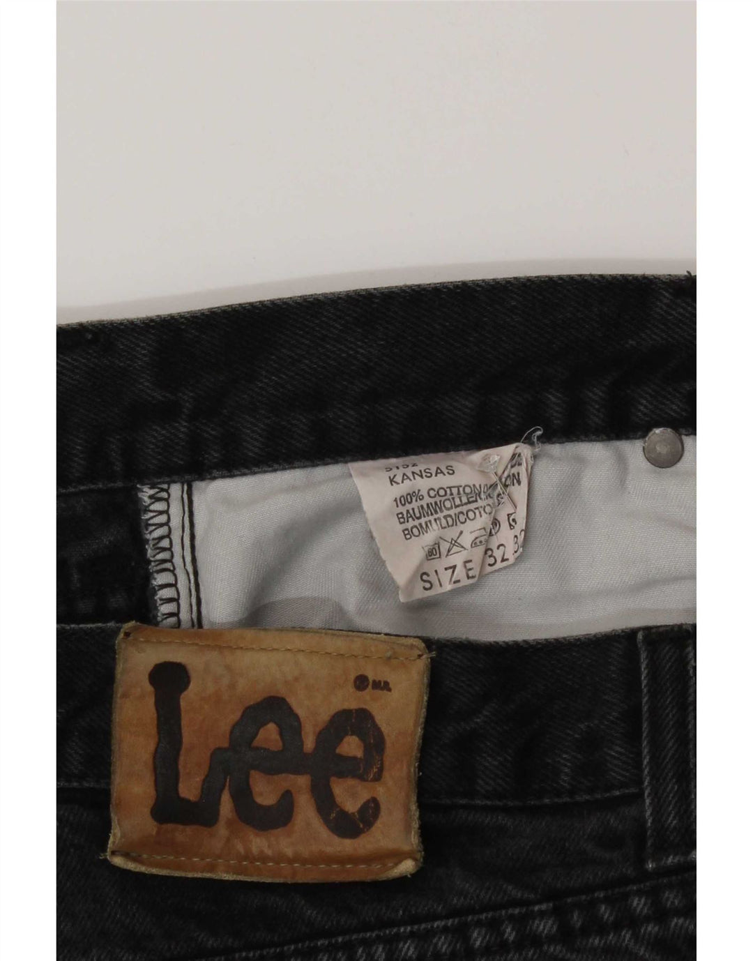 Lee Herre løse jeans W32 L32 Grå bomuld