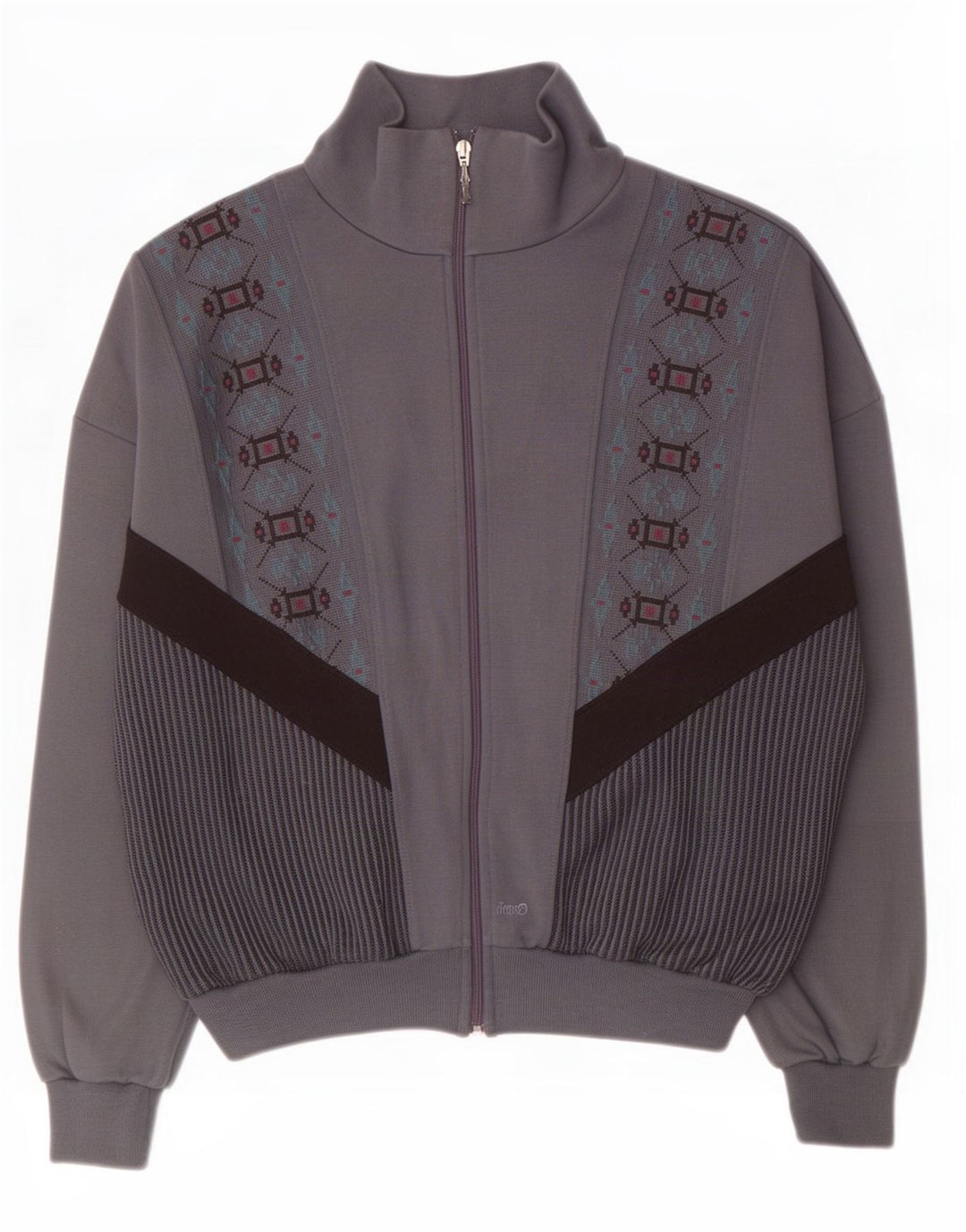 Rodeo Herre Cardigan Sweater 2XL Grå Fair Isle Akryl