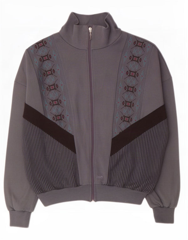 Rodeo Herre Cardigan Sweater 2XL Grå Fair Isle Akryl