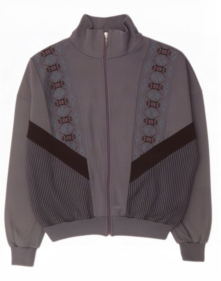 Rodeo Herre Cardigan Sweater 2XL Grå Fair Isle Akryl