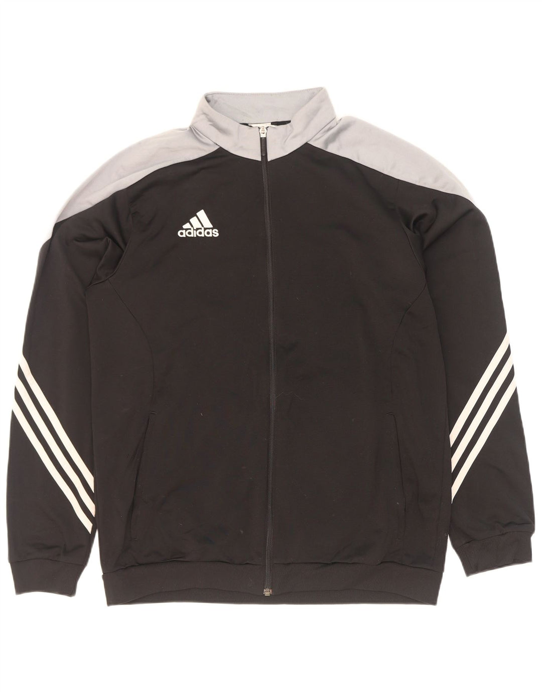 Adidas Træningsdragt til mænd Topjakke Stor Sort Colourblock Polyester