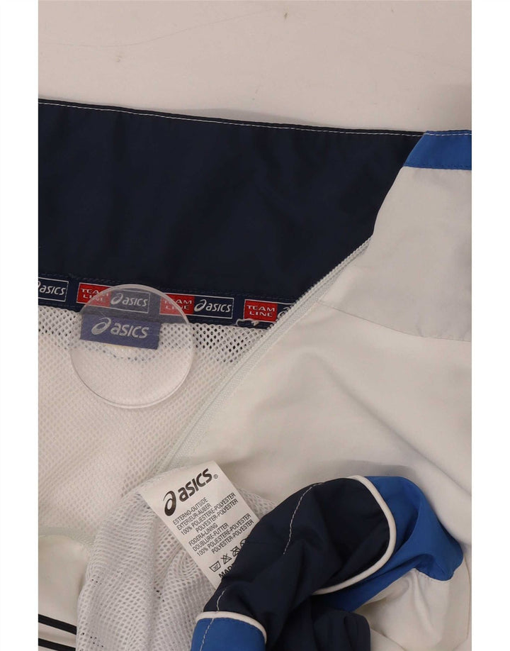 Asics Træningsdragt til mænd Topjakke 2XL Hvid Colourblock Polyester