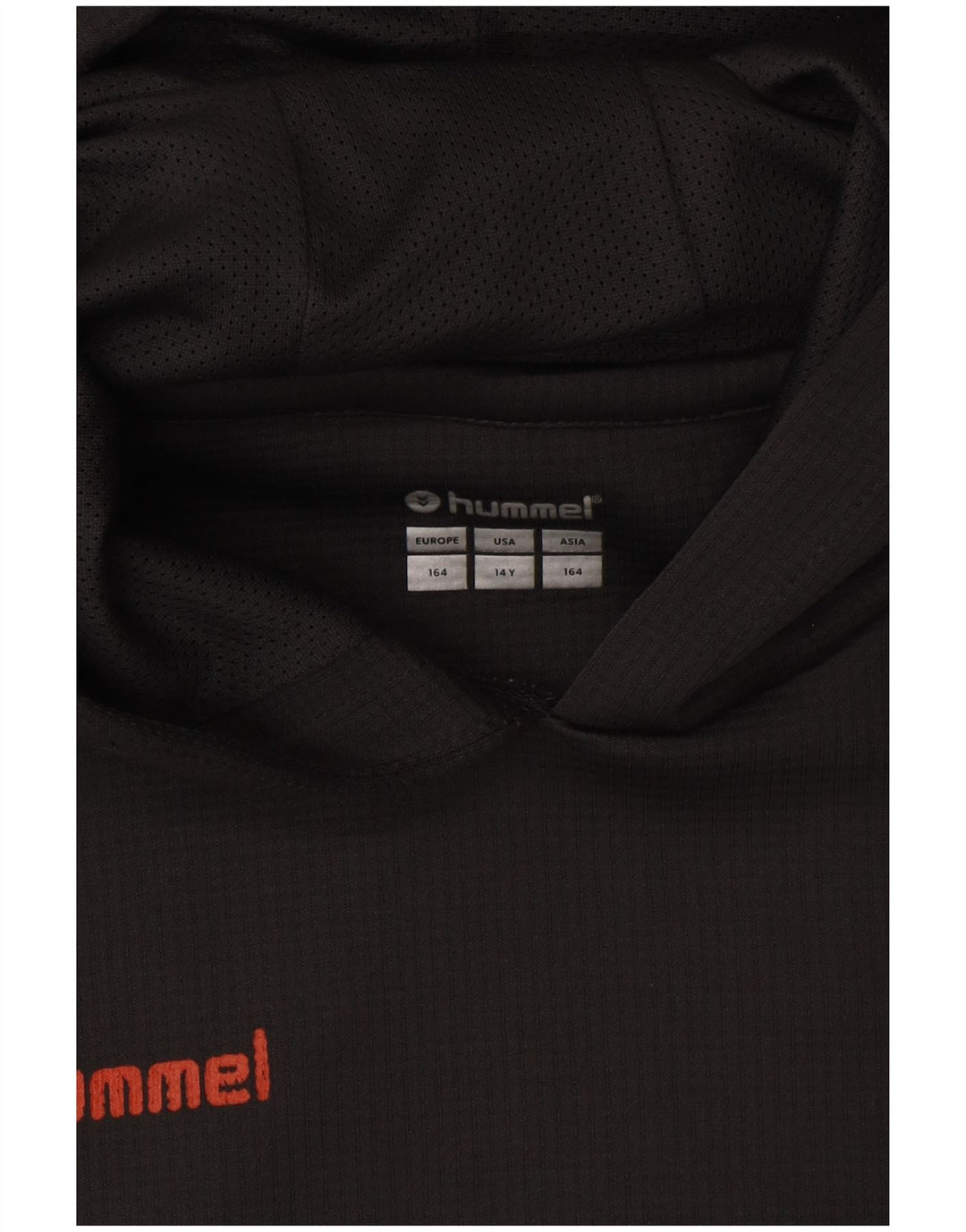 HUMMEL Boys Graphic Hoodie Jumper 13-14 Years Grey Polyester