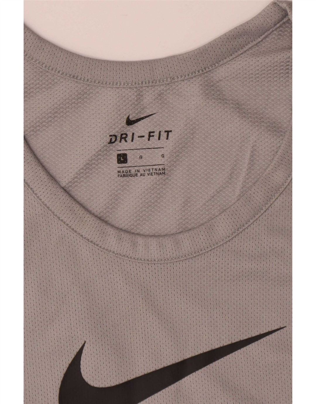 Nike Herre Dri Fit Grafisk Vest Top Stor Grå Polyester