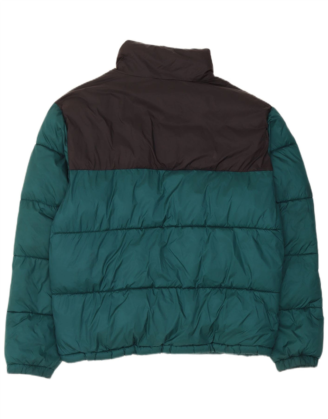 Ellesse Herre polstret jakke UK 38 Medium Blue Colourblock Nylon