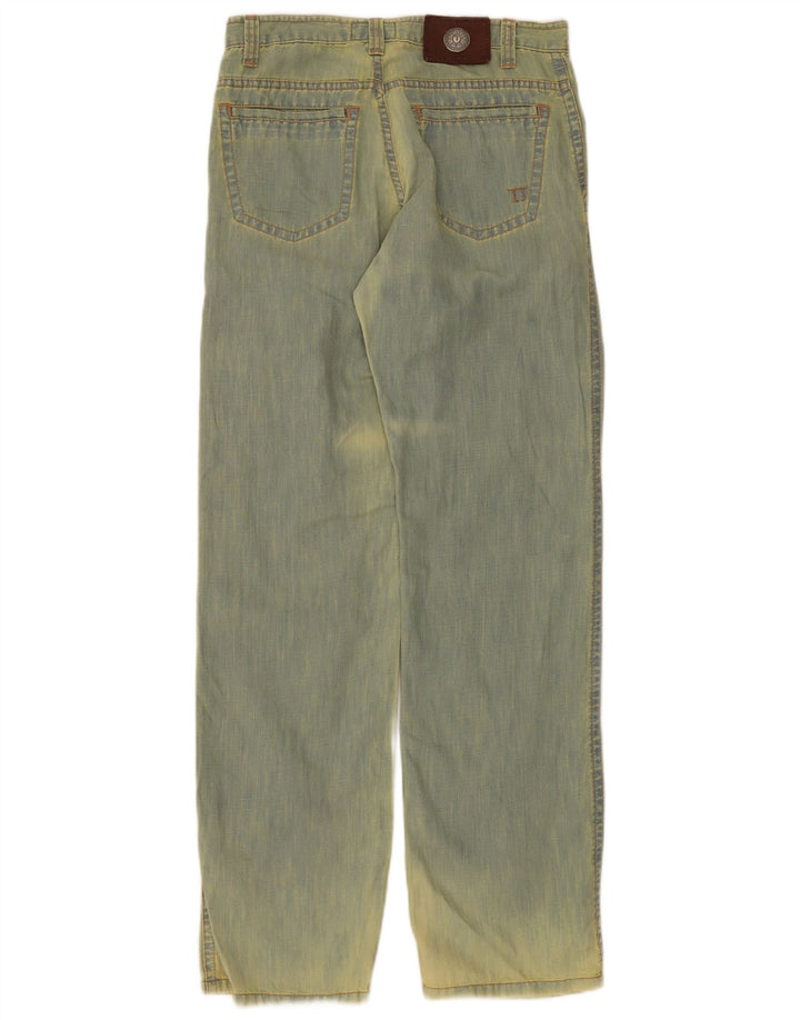 Trussardi Straight Jeans til mænd W29 L34 Green Tie Dye