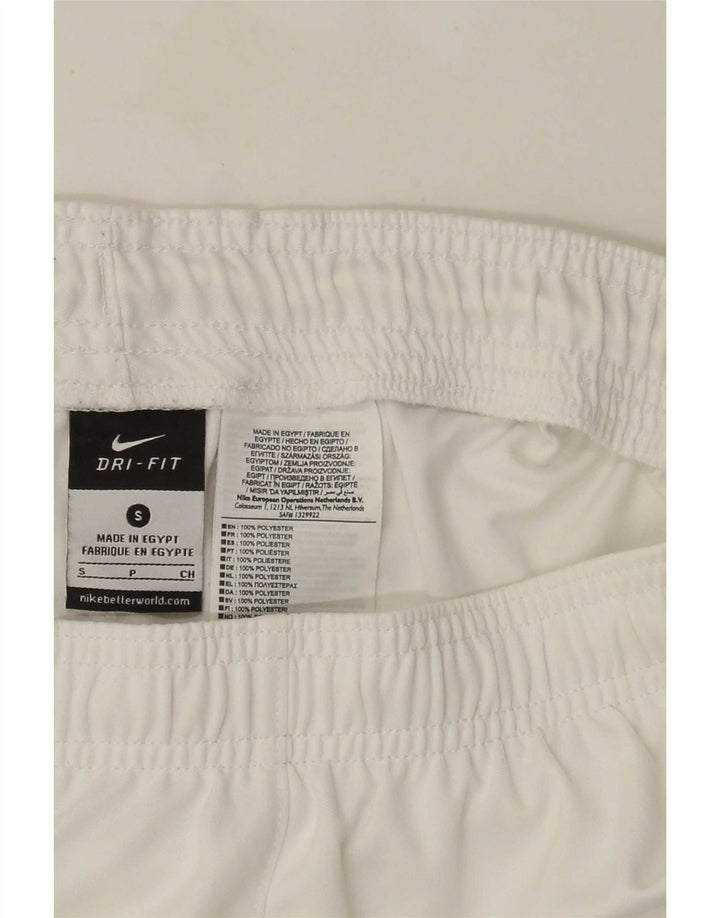 Nike Herre Dri Fit sportsshorts Små hvide polyester