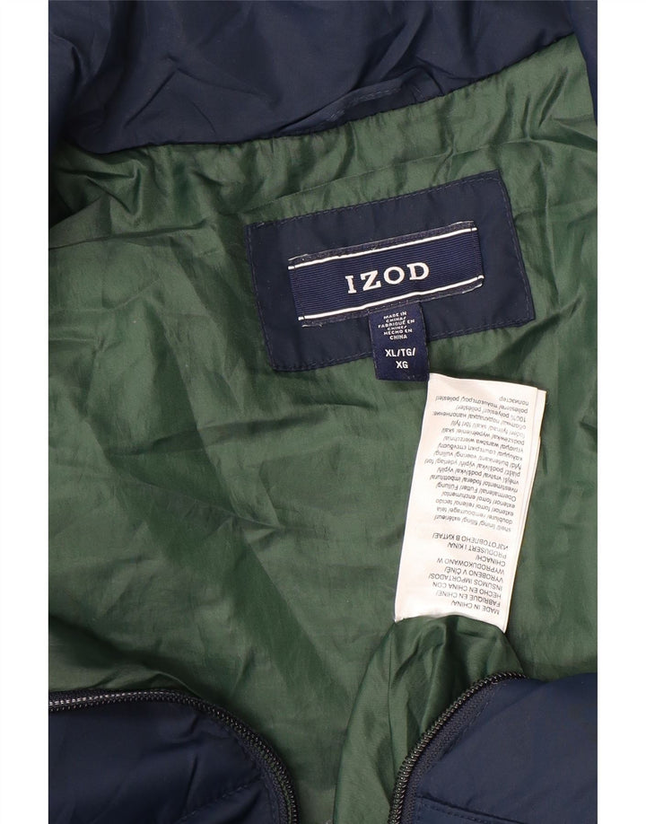 IZOD Polstret Gilet til mænd UK 42 XL Navy Blue Polyester