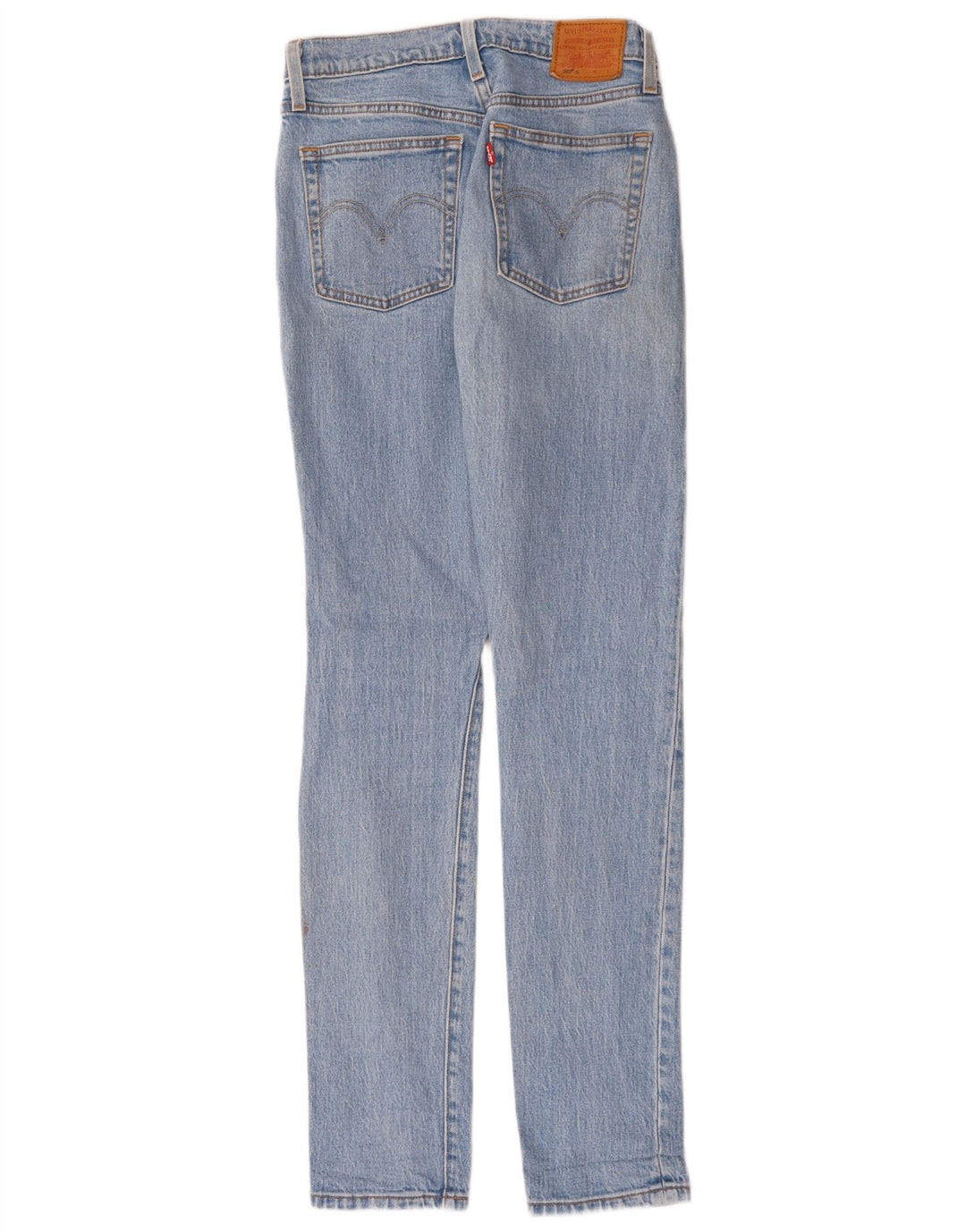 Levi's Dame 501 Slim Jeans W25 L32 Blå Bomuld