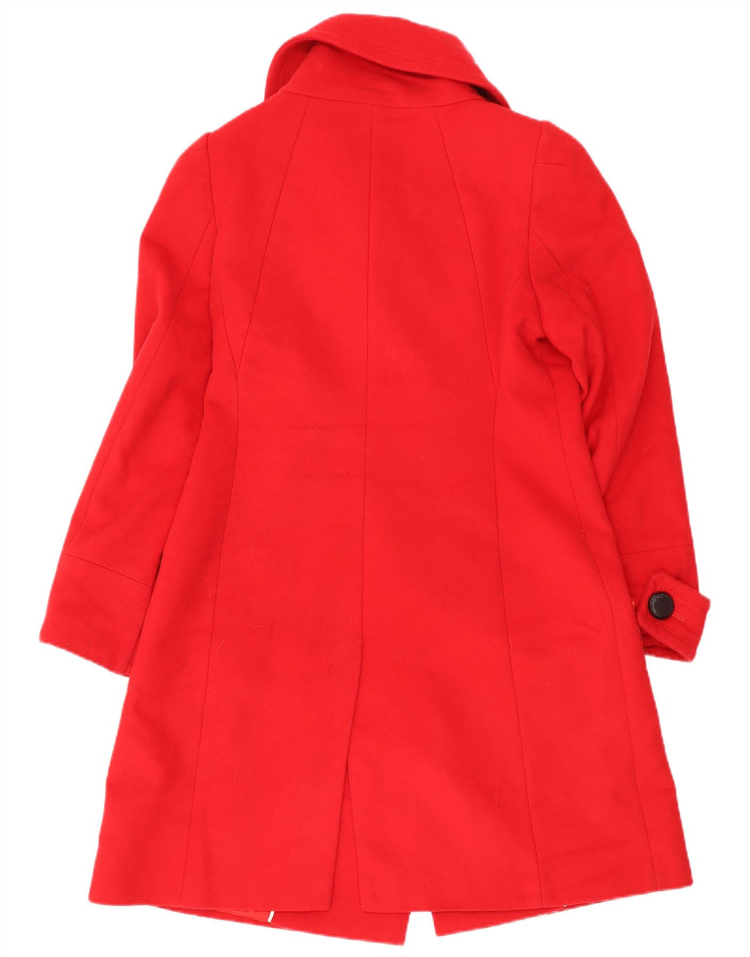 Coast Dame Dobbeltradet Frakke UK 12 Medium Rød Uld