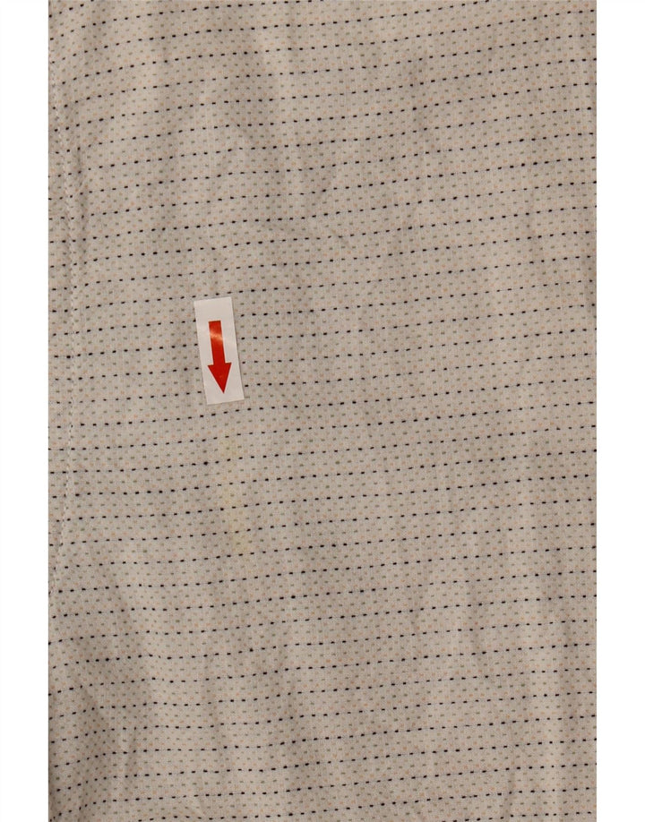 Jack & Jones Kortærmet Herreskjorte Medium Off White Plettet bomuld