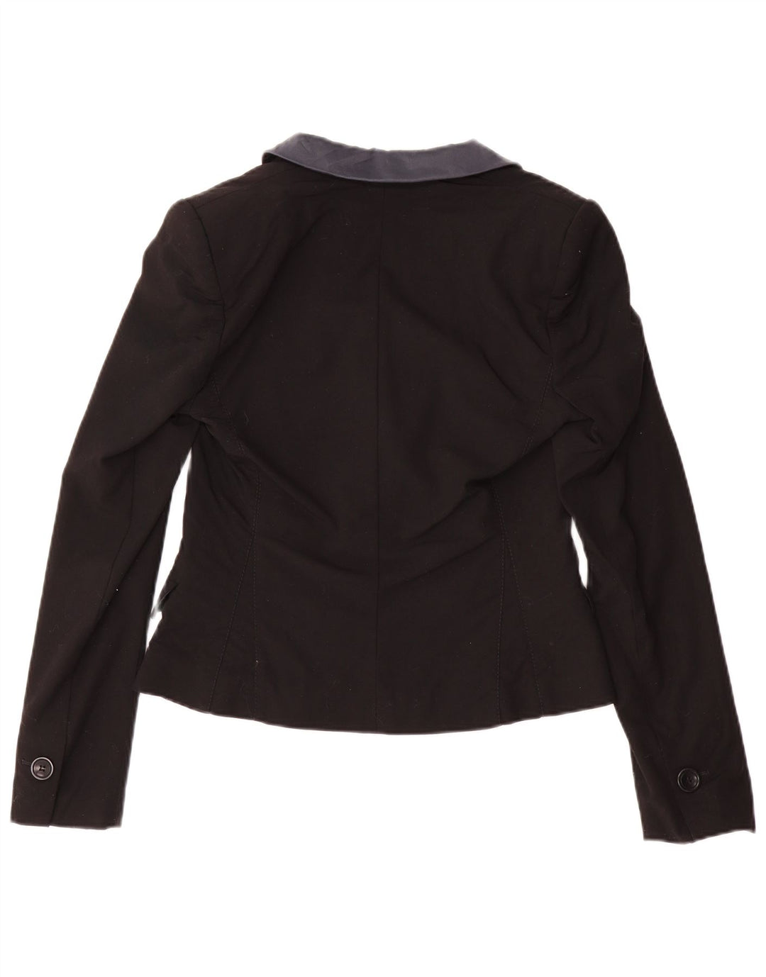 Karen Millen Dame 1 Knap Blazer Jakke UK 10 Lille Sort Uld